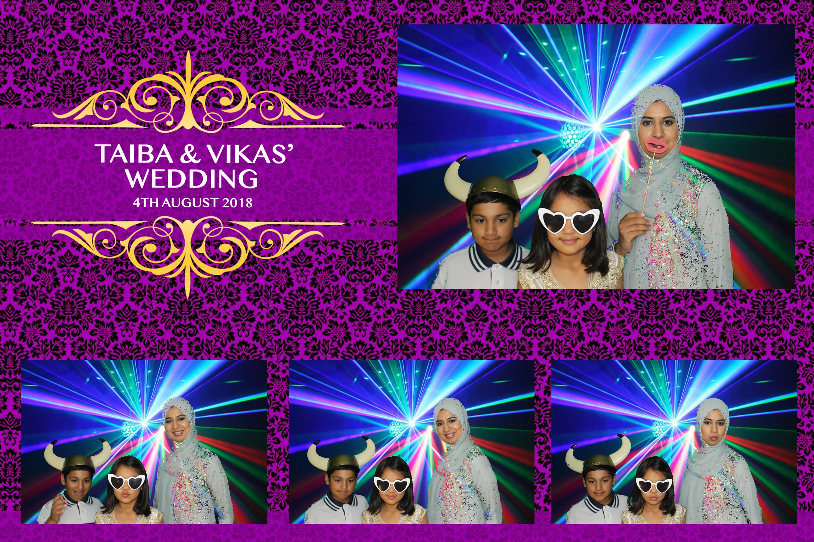 Taiba & Vikas | View more photos from the event at images.mobile-photo-booth.com/u/MobilePhotoBoothUK/Taiba-Vikas